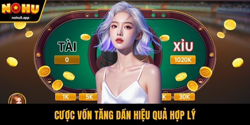 Cược vốn tăng dần hiệu quả hợp lý